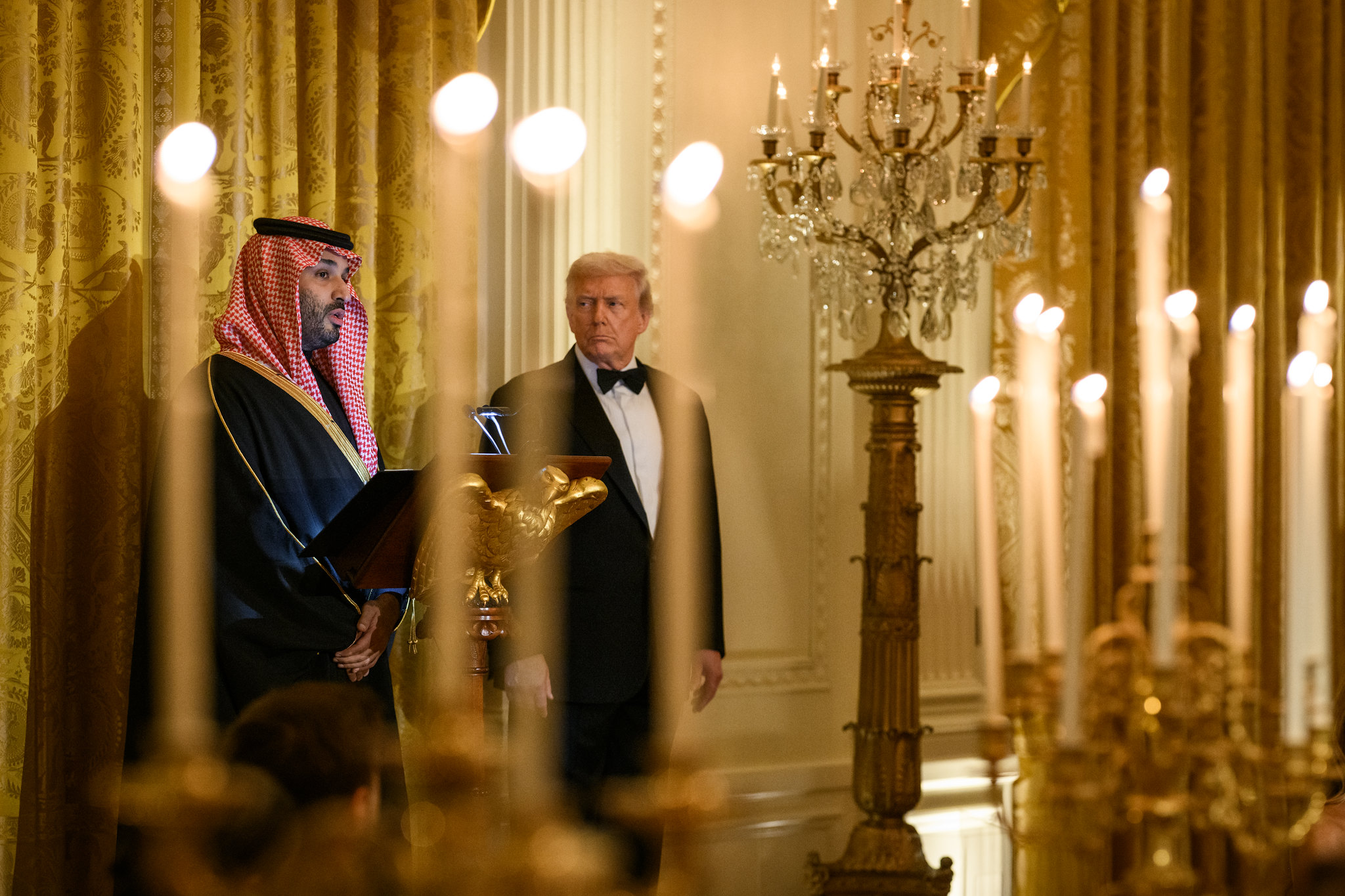 Saudi Crown Prince Meets Trump in the Oval Office